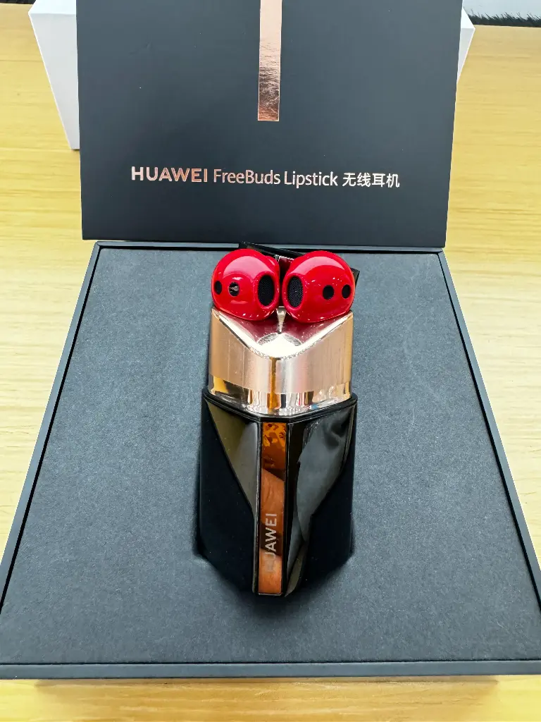 样机下架 华为耳机Lipstick 红色
